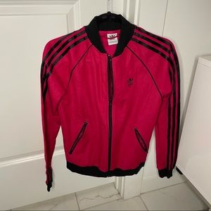 Adidas Deep Pink Athletic Jacket